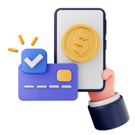 Paiement vérifié  3D Icon