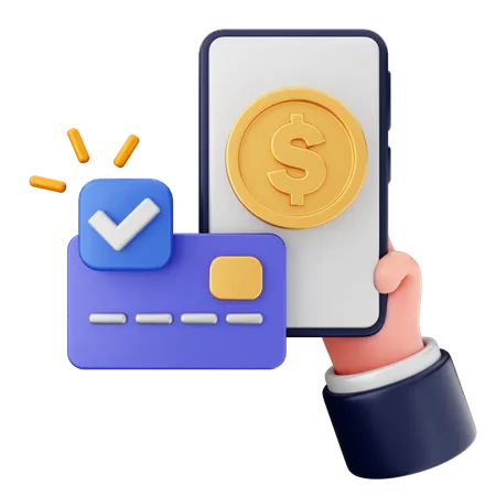 Paiement vérifié  3D Icon