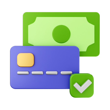 Paiement vérifié  3D Icon