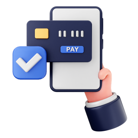 Paiement vérifié  3D Icon