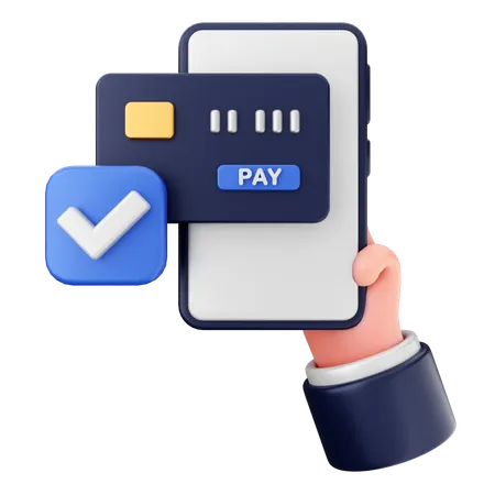 Paiement vérifié  3D Icon