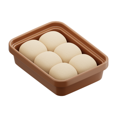 Pain au lait  3D Icon