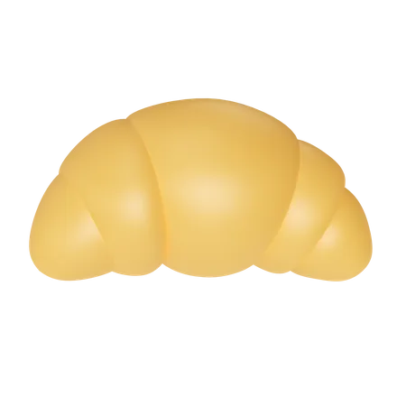 Pain croissant  3D Icon