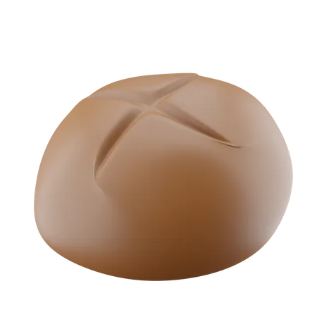 Pain de capagne bread  3D Icon