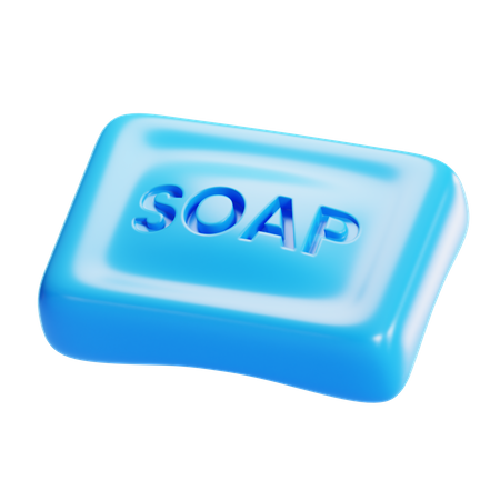 Barre de savon  3D Icon