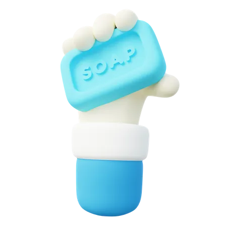 Barre de savon  3D Icon