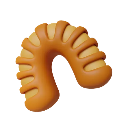 Pain français  3D Icon