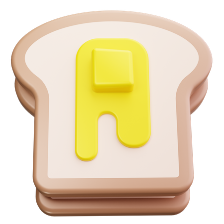 Pain perdu  3D Icon