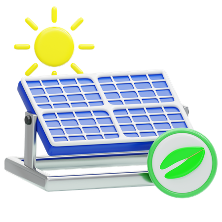 Painéis solares  3D Icon