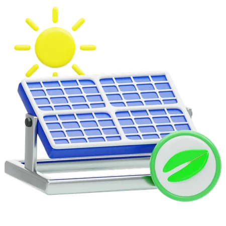 Painéis solares  3D Icon