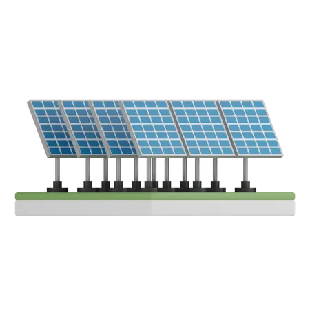 Painéis solares  3D Icon