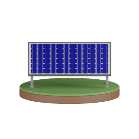 Painéis solares  3D Icon