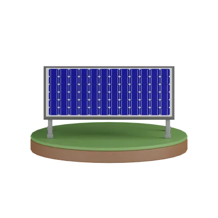 Painéis solares  3D Icon