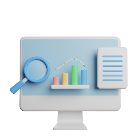 Painel de SEO  3D Icon
