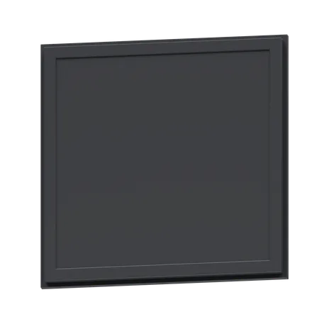 Painel preto  3D Icon