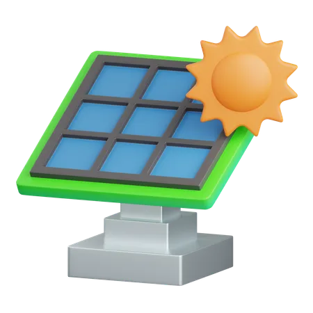 Painel solar  3D Icon