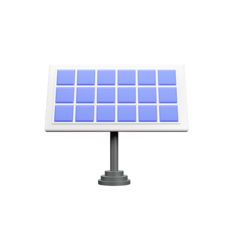 Painel solar  3D Icon