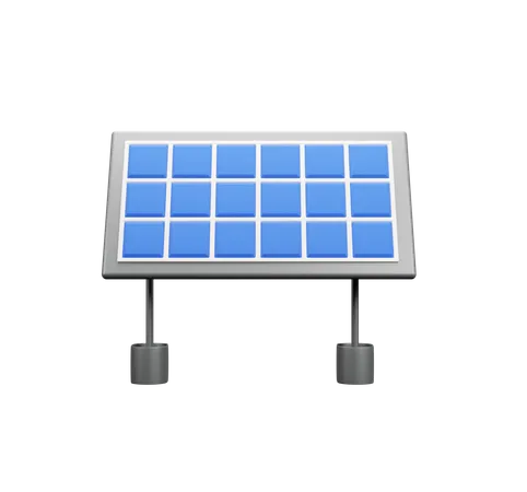 Painel solar  3D Icon