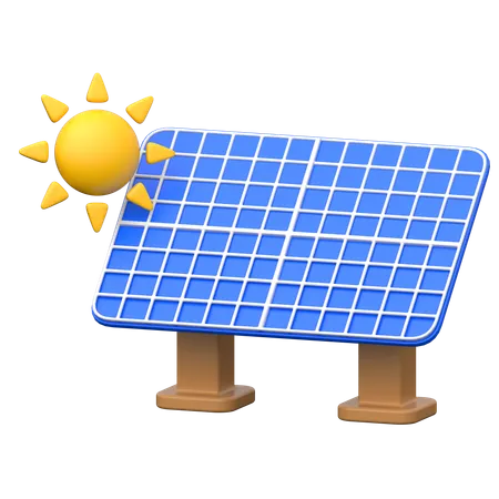 Painel solar  3D Icon