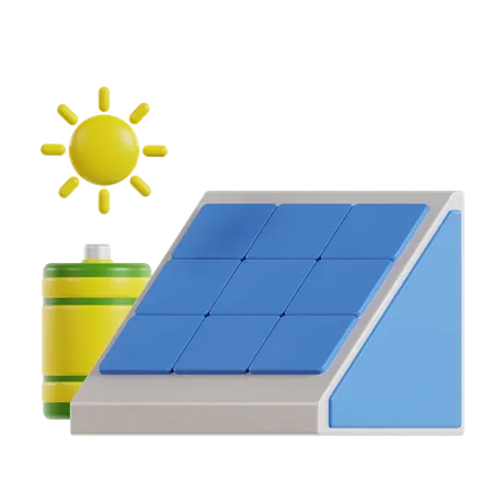 Painel solar  3D Icon