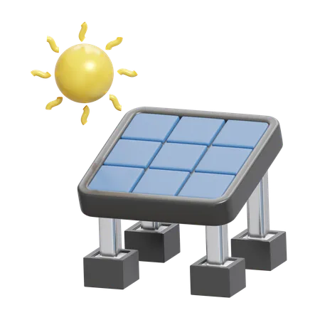 Painel solar  3D Icon