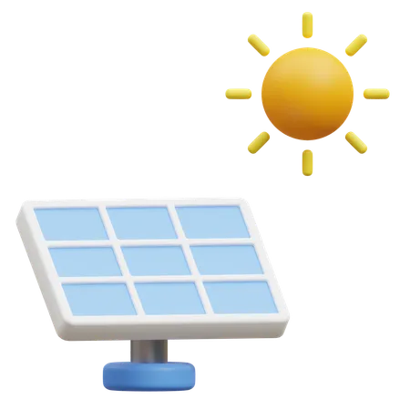 Painel solar  3D Icon