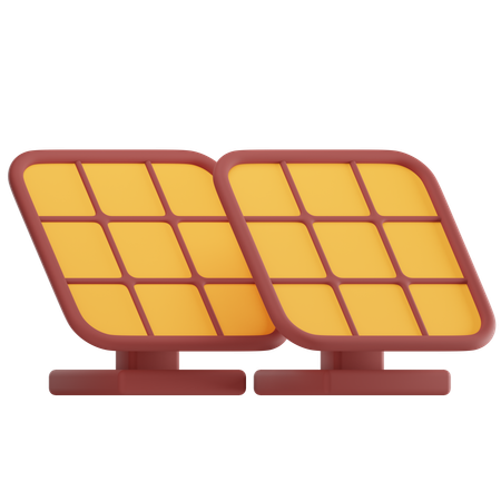 Painel solar  3D Icon