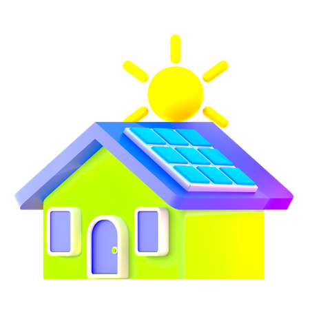 Painel solar  3D Icon