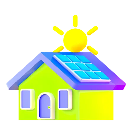 Painel solar  3D Icon