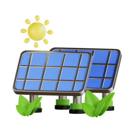 Painel solar  3D Icon