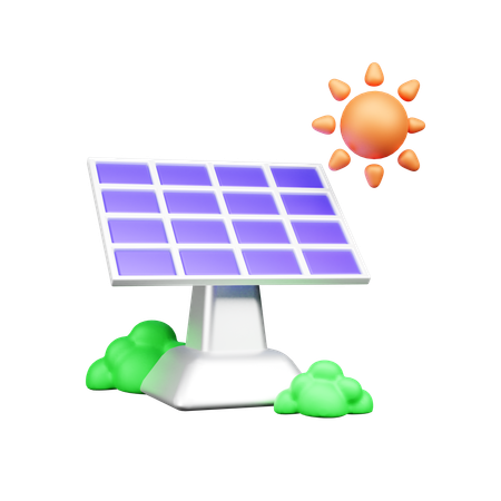 Painel solar  3D Icon