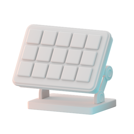 Painel solar  3D Icon