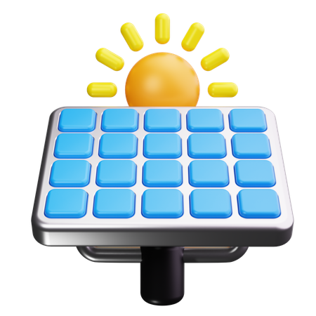 Painel solar  3D Icon