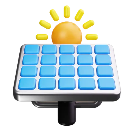 Painel solar  3D Icon