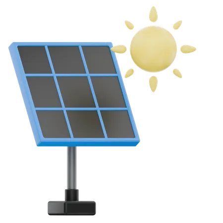 Painel solar  3D Icon