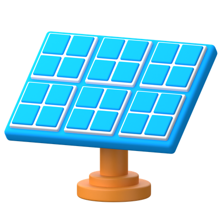Painel solar  3D Icon