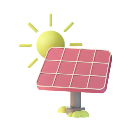 Painel solar  3D Icon