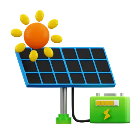 Painel solar  3D Icon