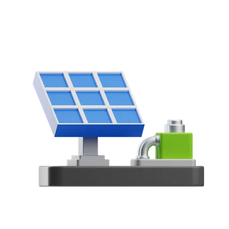 Painel solar  3D Icon