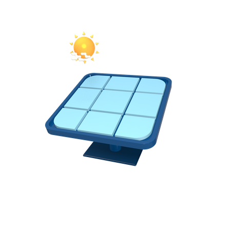 Painel solar  3D Icon