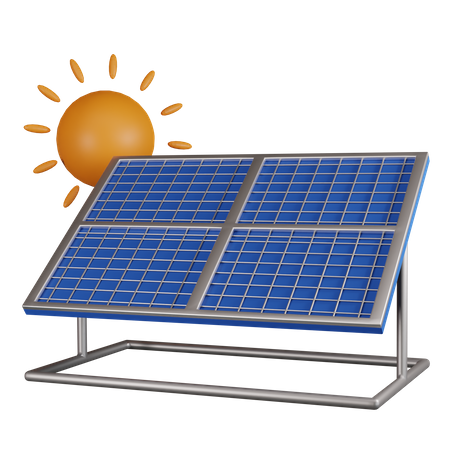 Painel solar  3D Icon