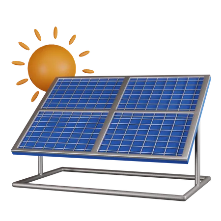 Painel solar  3D Icon