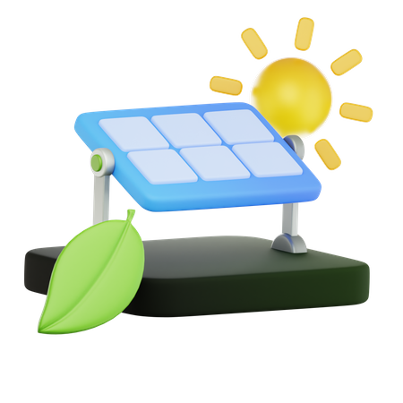 Painel solar  3D Icon