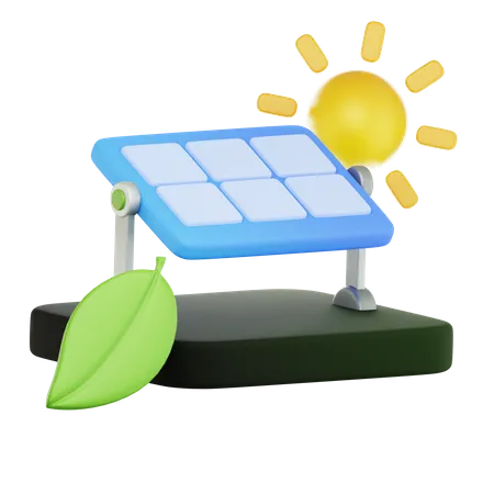 Painel solar  3D Icon