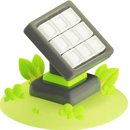 Painel solar  3D Icon