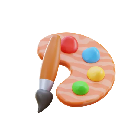 Paint  3D Illustration