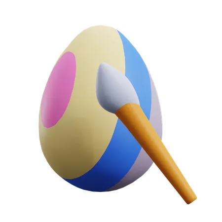 Paint an Eggs  3D Icon