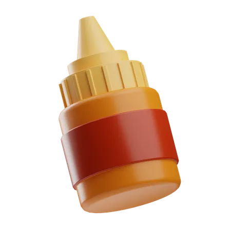 Paint Bottle  3D Icon