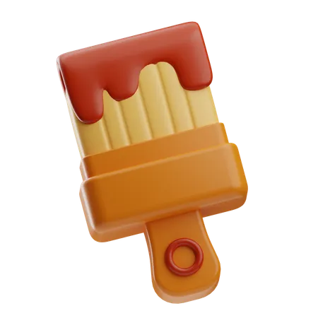 Paint Brush  3D Icon