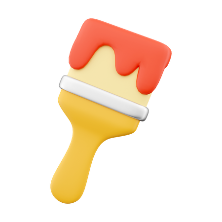 Paint Brush  3D Icon